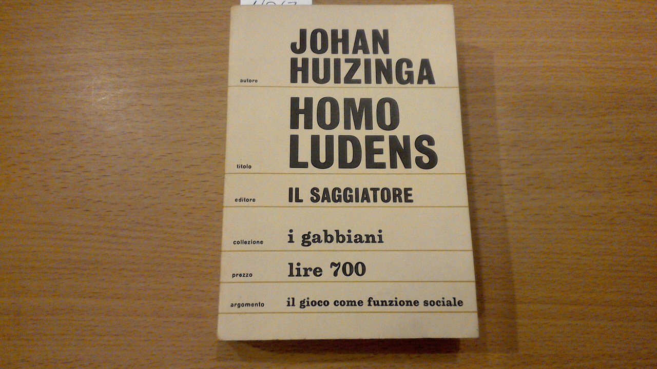 Homo ludens | Immagine principale