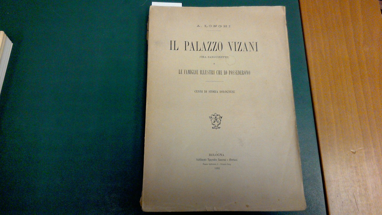Il Palazzo Vizani ( ora Sanguinetti ) e le famiglie …