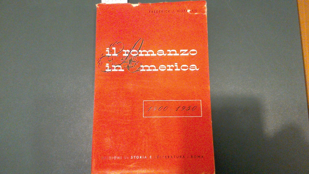 Il romanzo americano 1900-1950