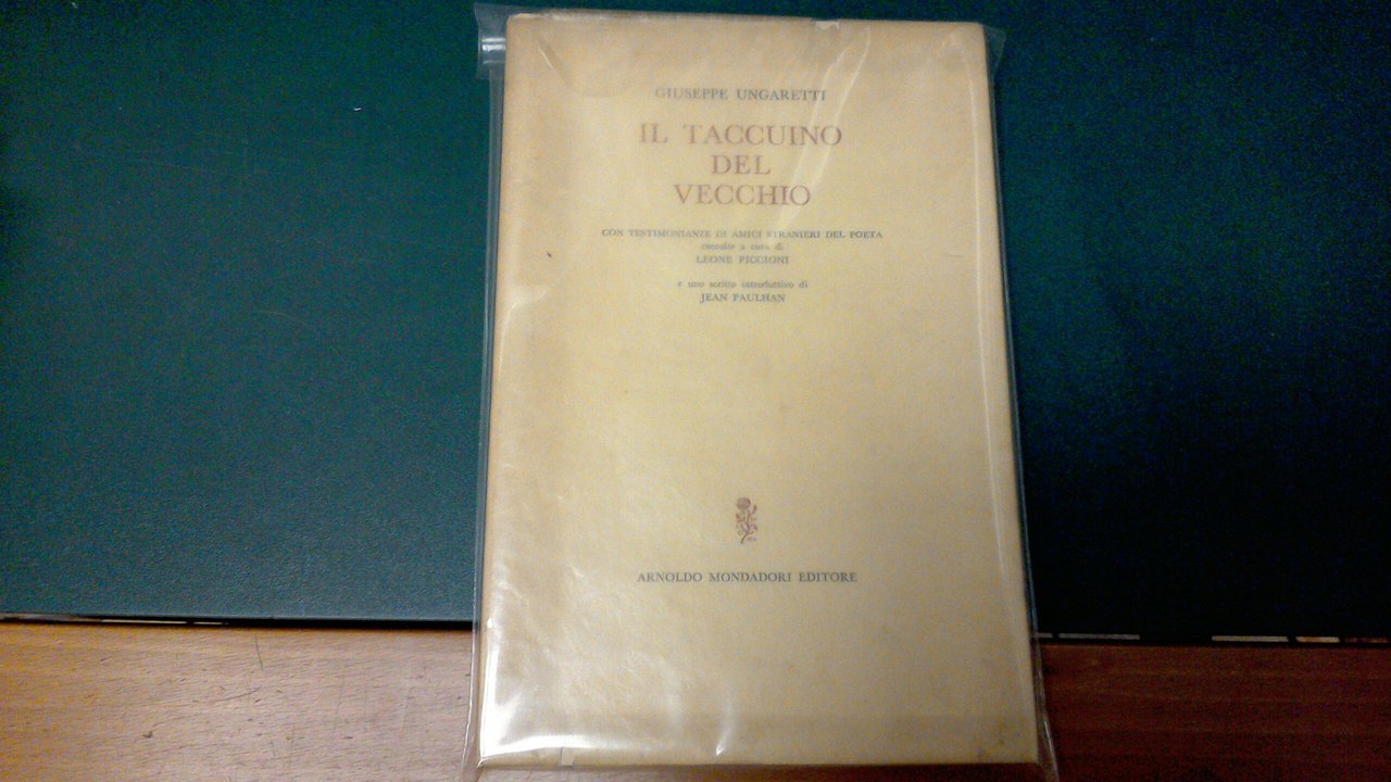 Il taccuino del vecchio