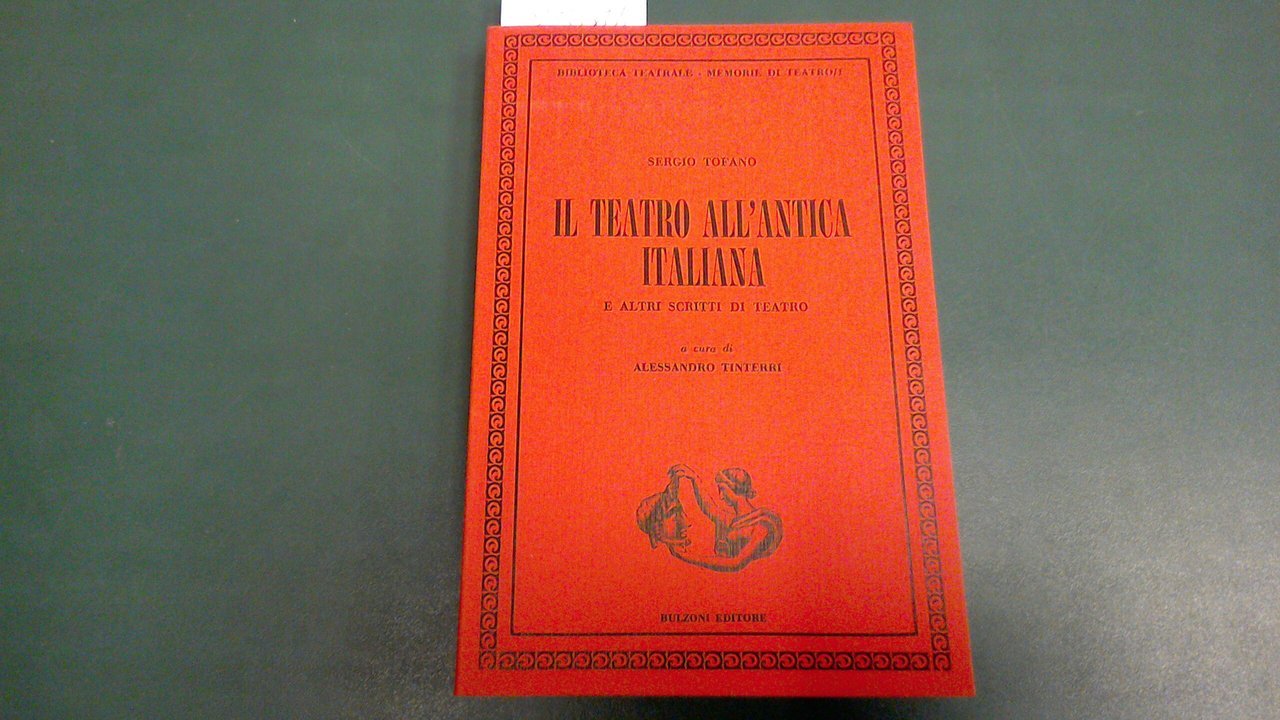 Il teatro all'antica italiana
