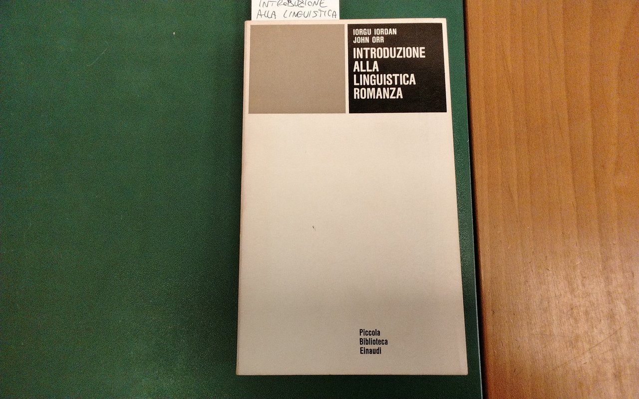 Introduzione alla linguistica romanza | Immagine principale