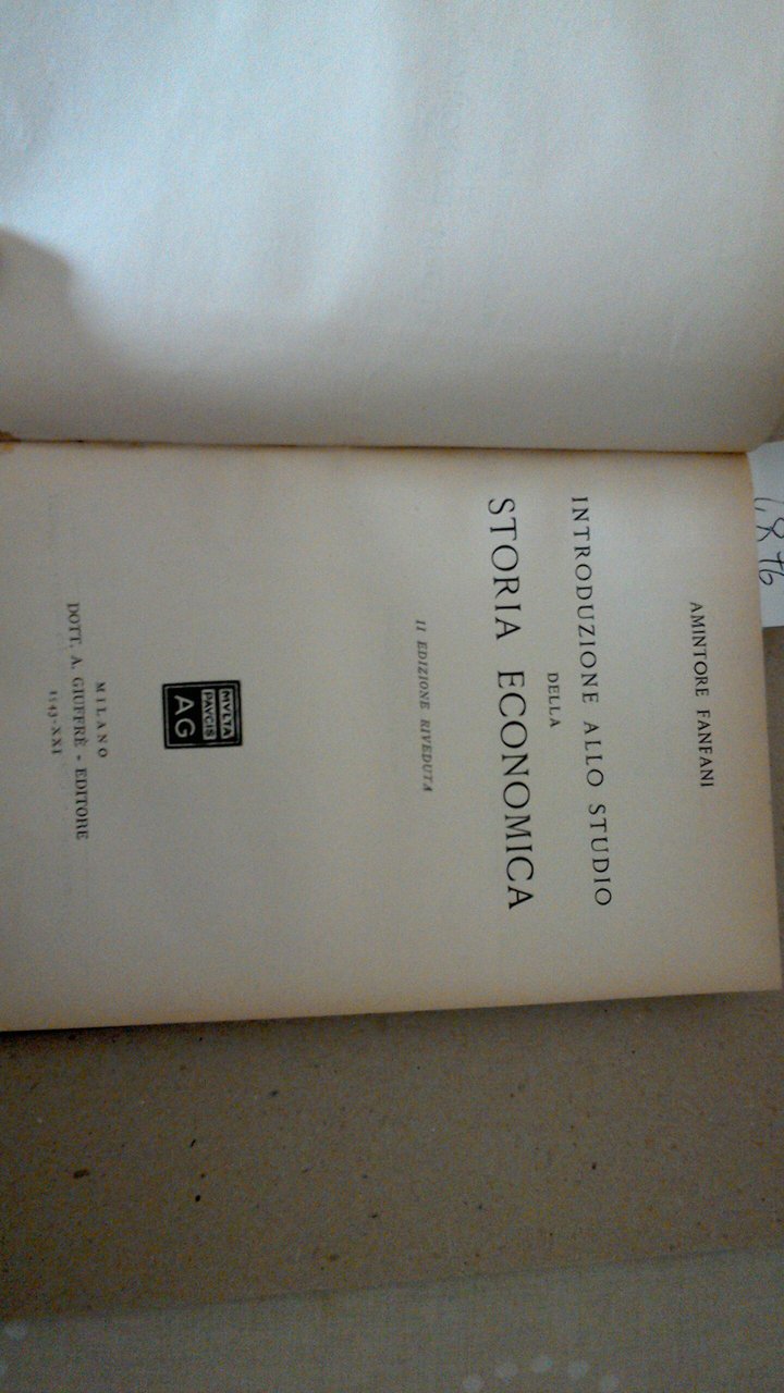 Introduzione allo studio della storia economica