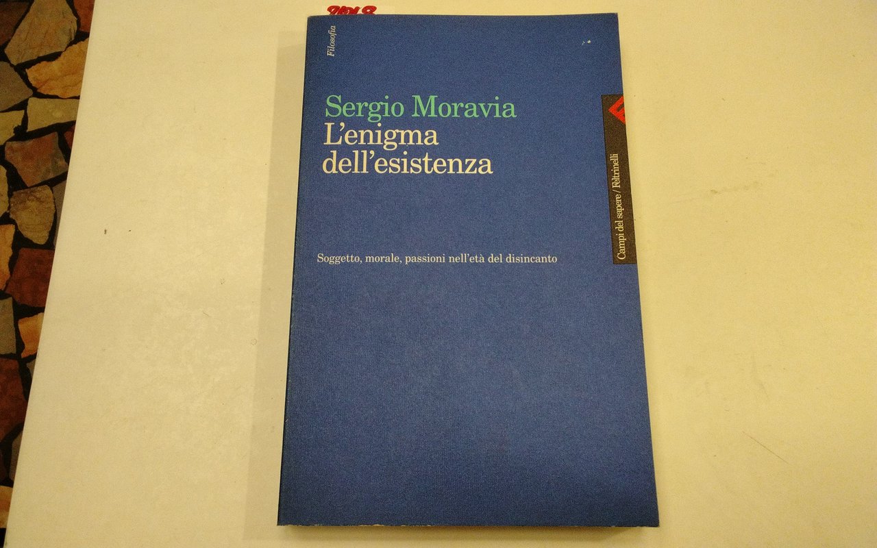 L'enigma dell'esistenza - soggetto, morale, passioni nell'età del disincanto