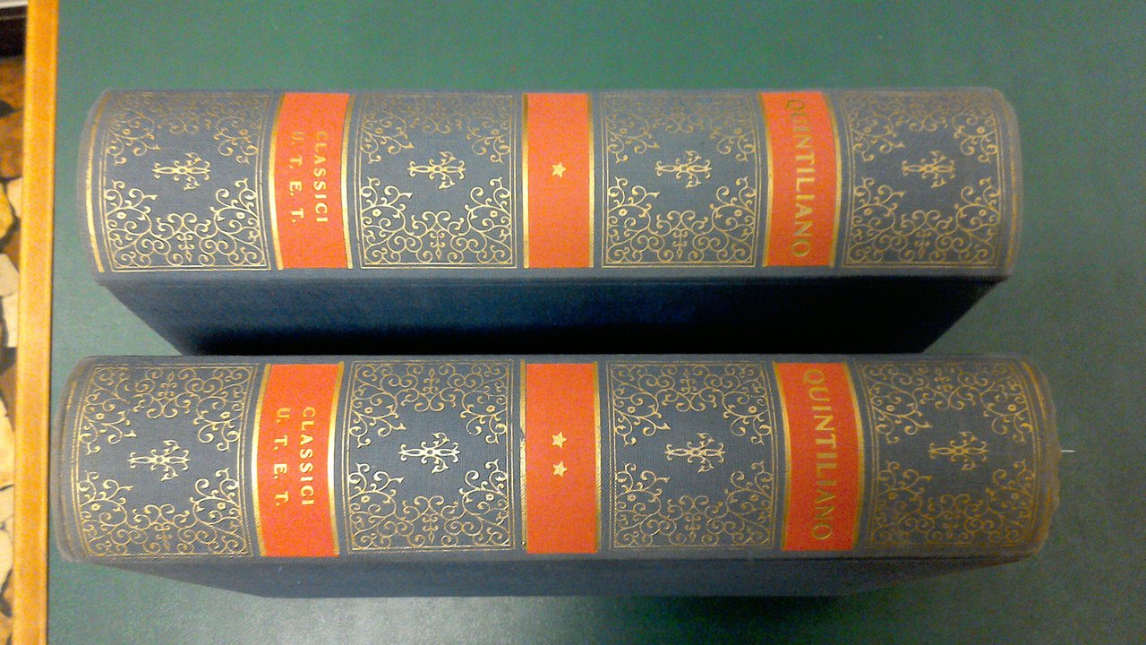 L'istituzione oratoria ( 2 volumi )