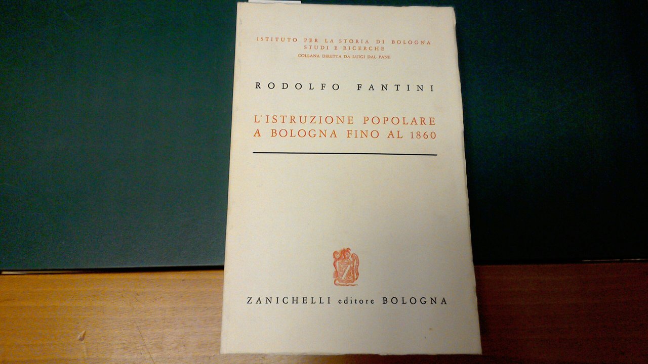 L'istruzione popolare a Bologna fino al 1860