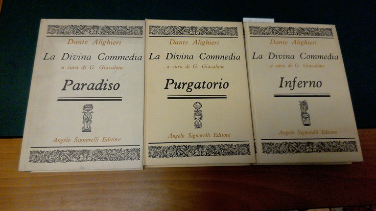 La divina commedia ( 3 volumi )