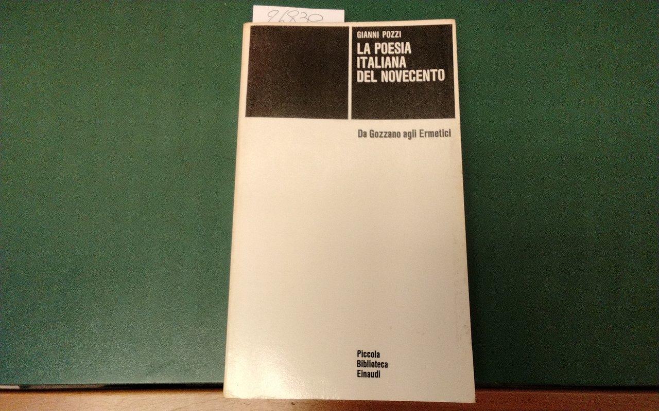 La poesia italiana del Novecento - da Gozzano agli Ermetici | Immagine principale