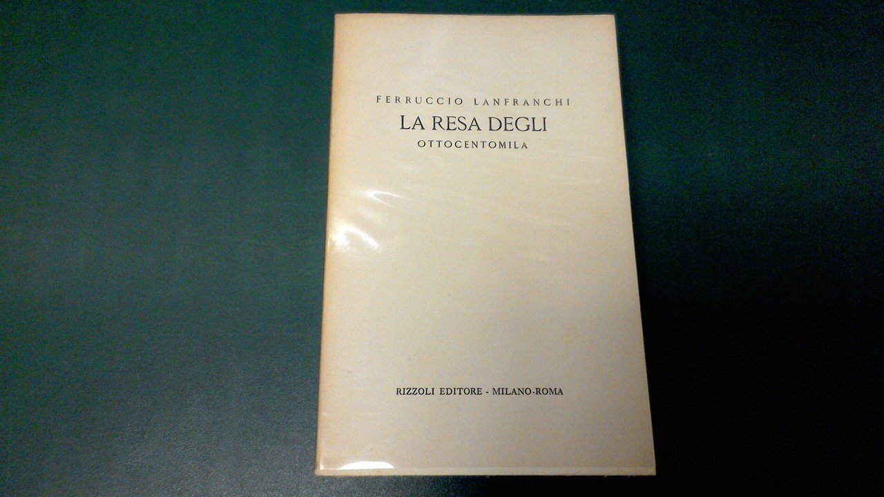 La resa degli ottocentomila