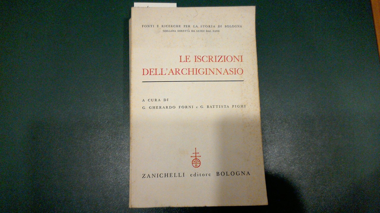 Le iscrizioni dell'Archiginnasio