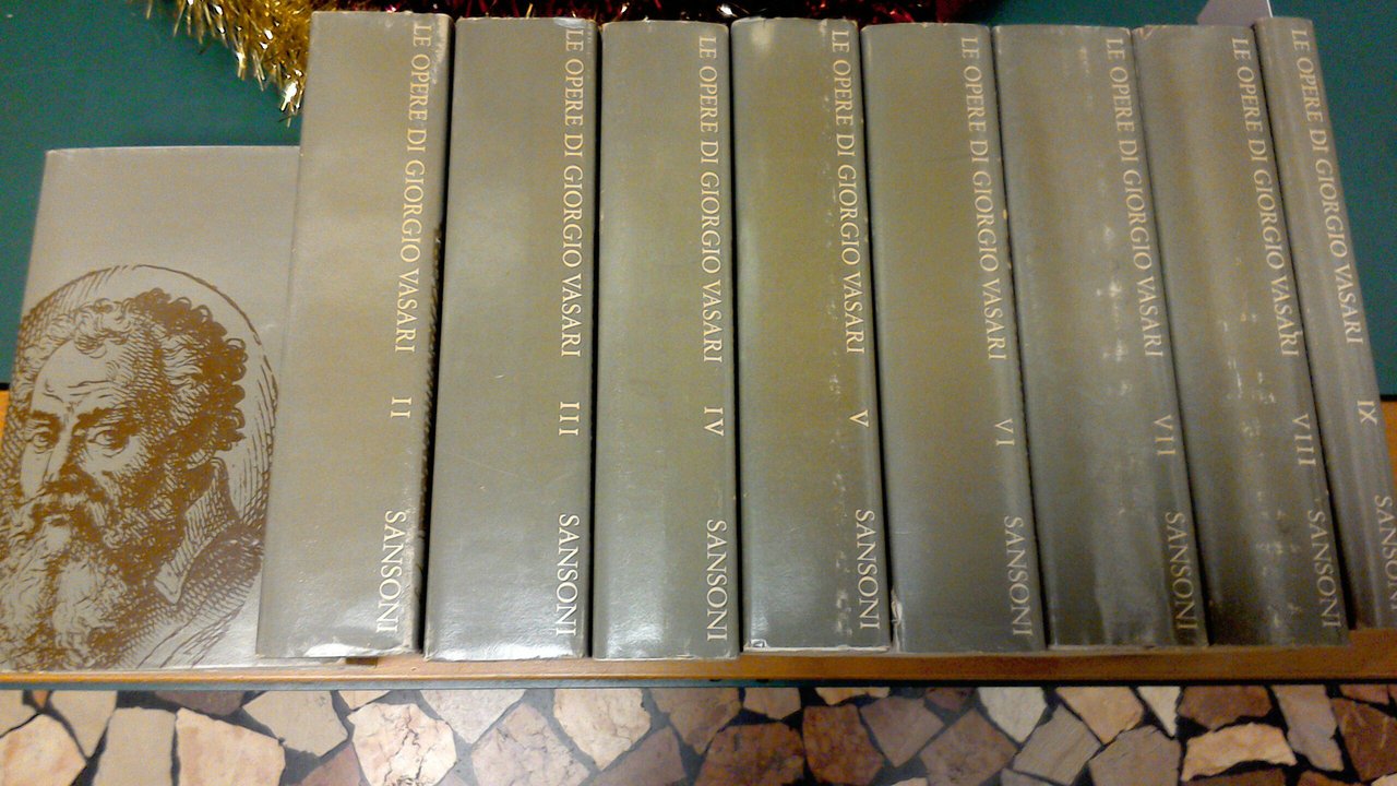 Le opere di Giorgio Vasari ( 9 volumi )