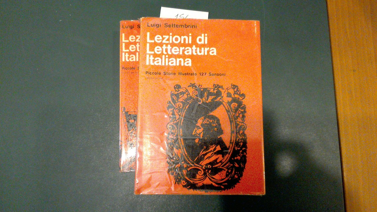 Lezioni di letteratura italiana ( 2 volumi )