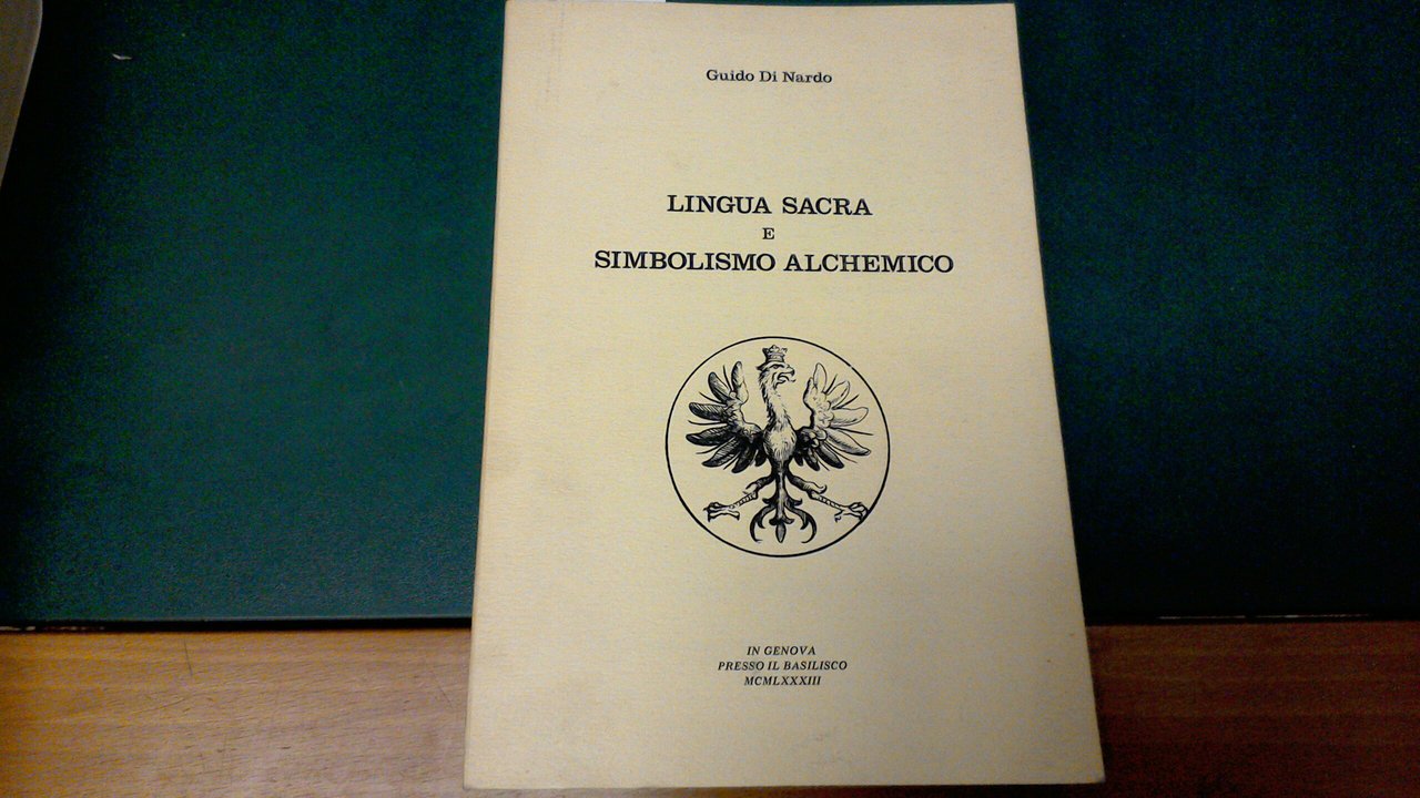 Lingua sacra e simbolismo alchemico