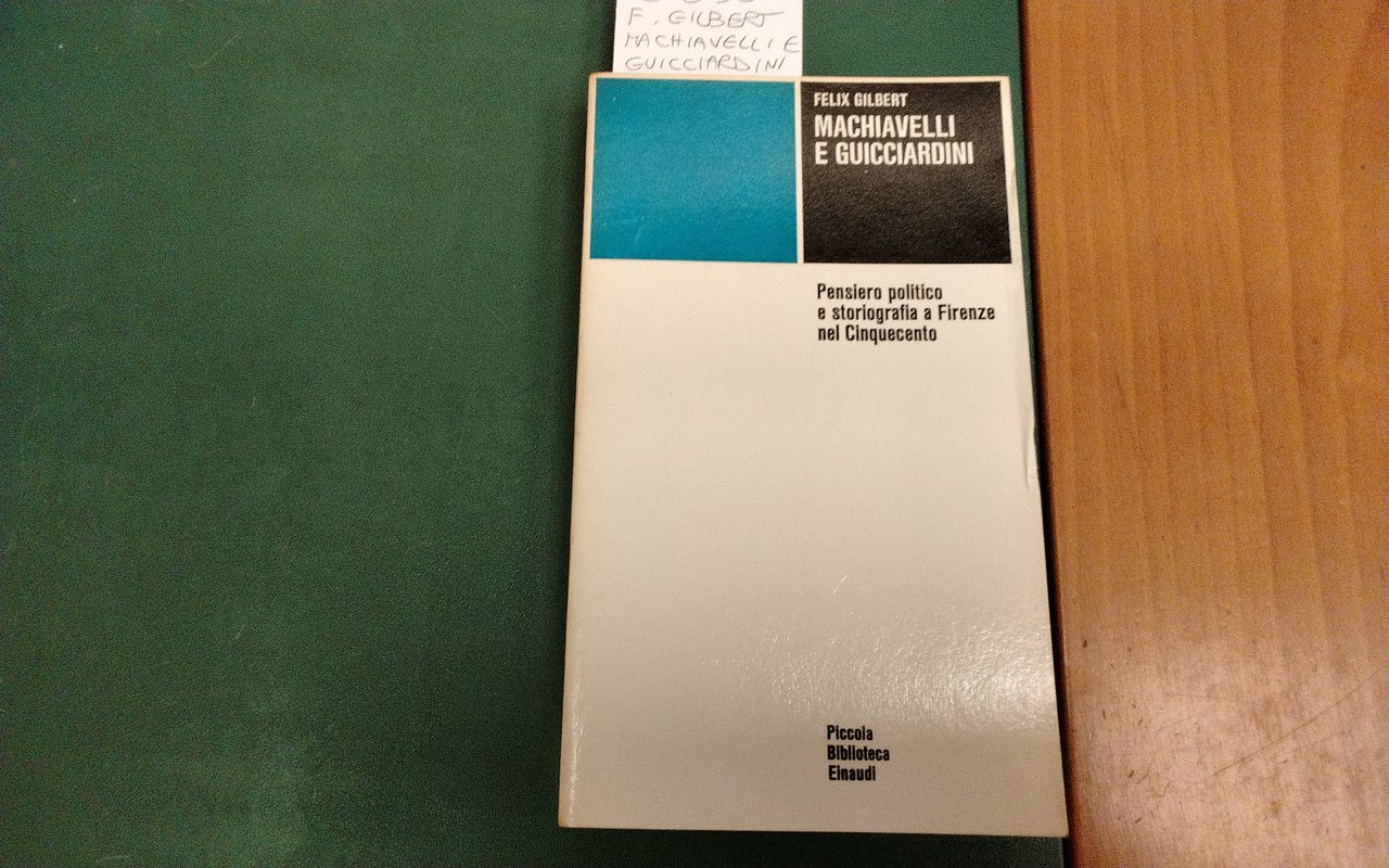 Machiavelli e Guicciardini - pensiero politico e storiografia a Firenze … | Immagine principale