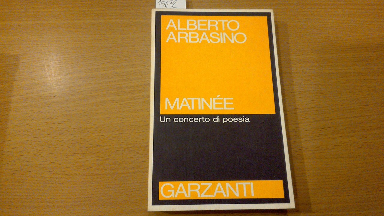 Matinée - un concerto di poesia