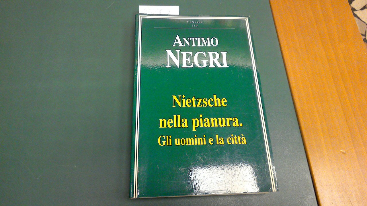Nietzsche nella pianura. Gli uomini e la città