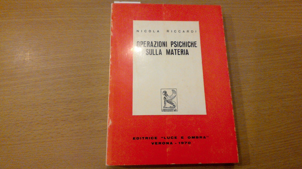 Operazioni psichiche sulla materia