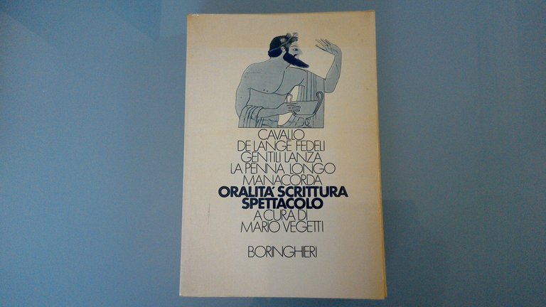 Oralità scrittura spettacolo