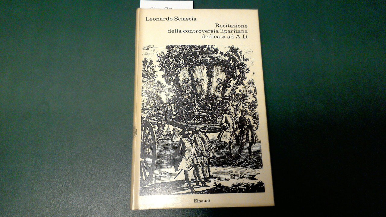 Recitazione della controversia liparitana dedicata ad A. D.