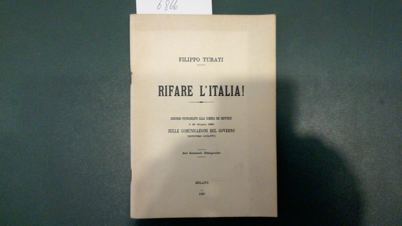 Rifare l'Italia !