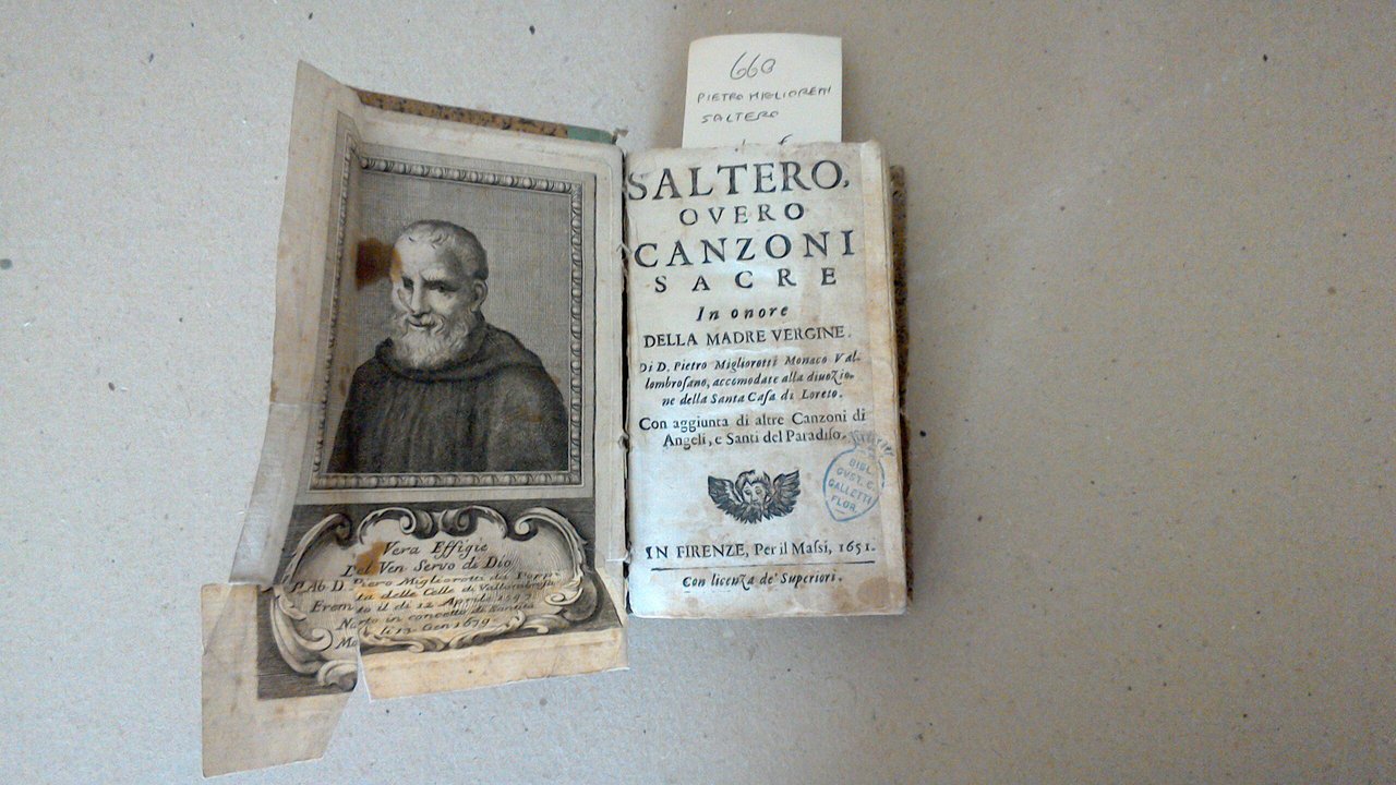 Saltero, overo canzoni sacre in onore della Madre Vergine