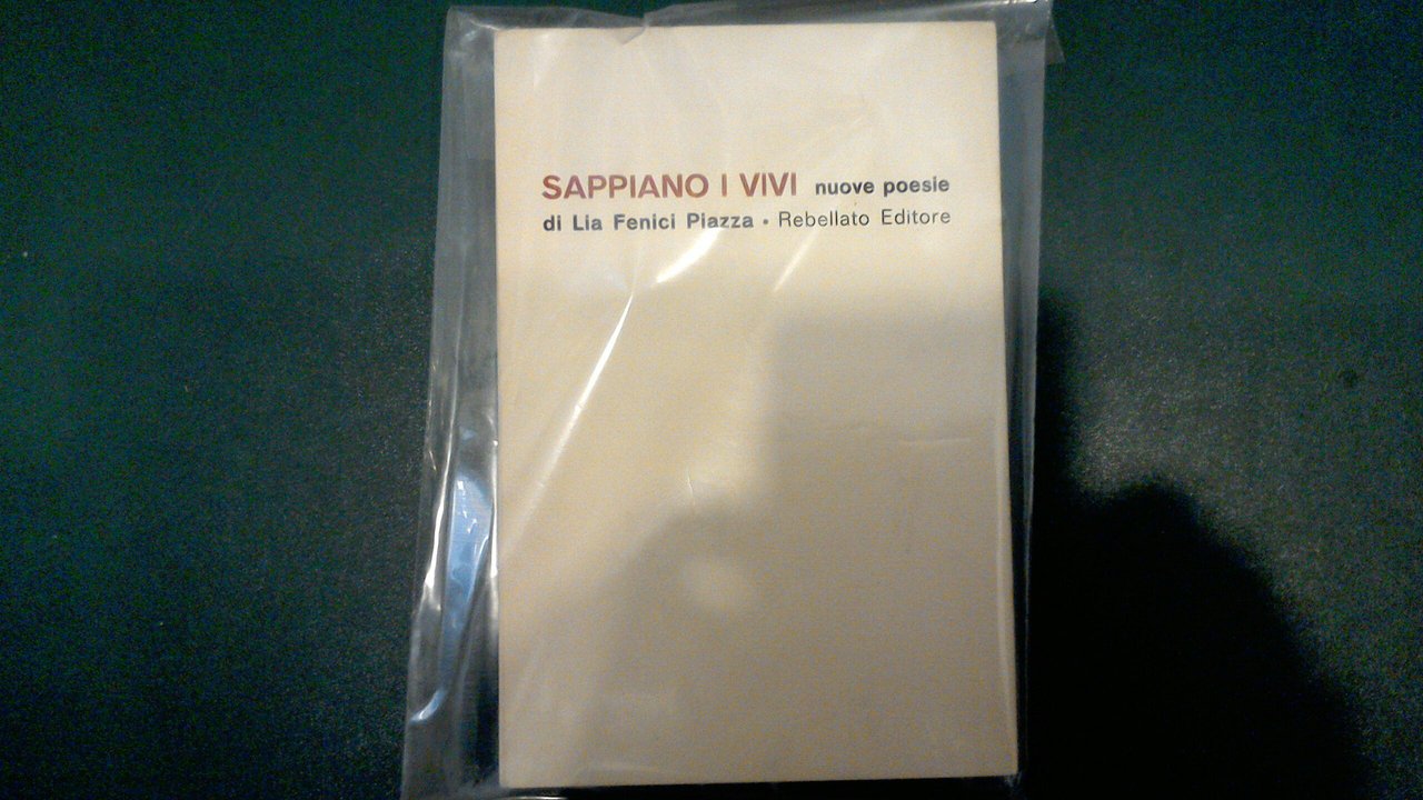 Sappiano i vivi