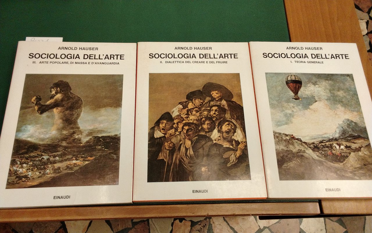 Sociologia dell'arte ( 3 volumi )