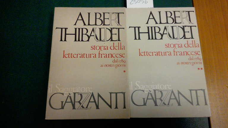 Storia della letteratura francese dal 1789 ai giorni nostri
