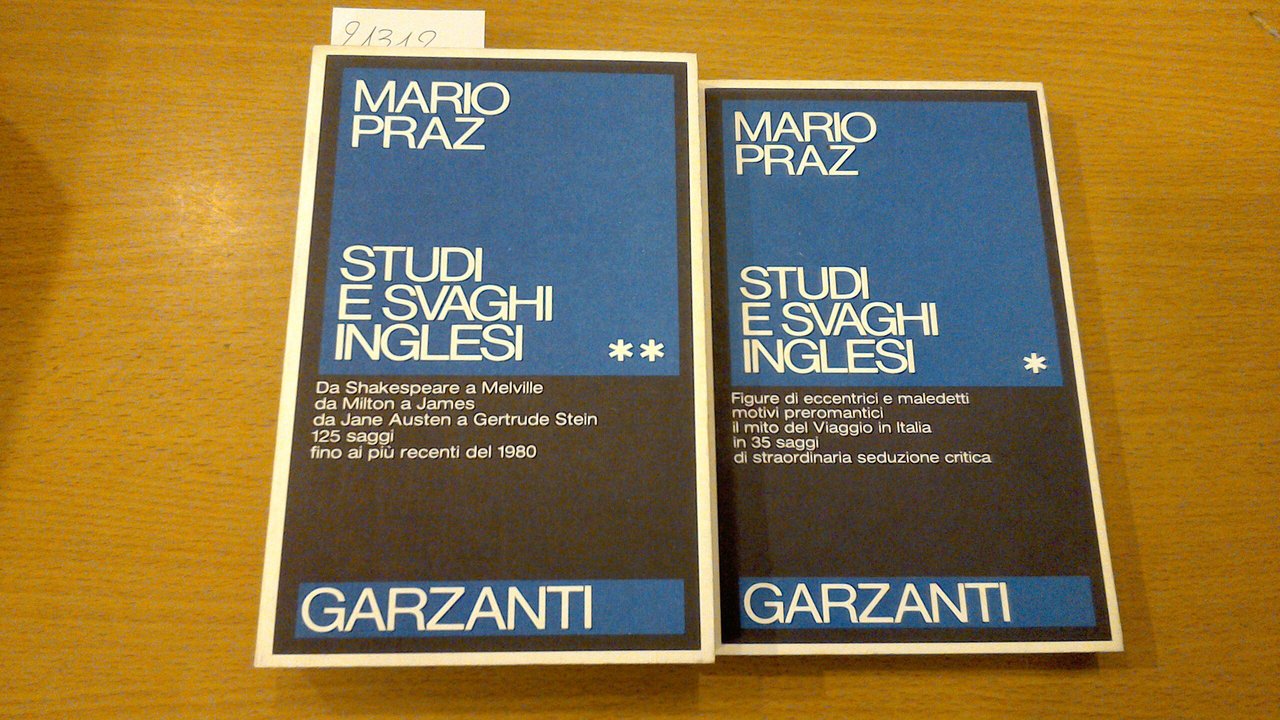 Studi e svaghi inglesi ( 2 volumi )