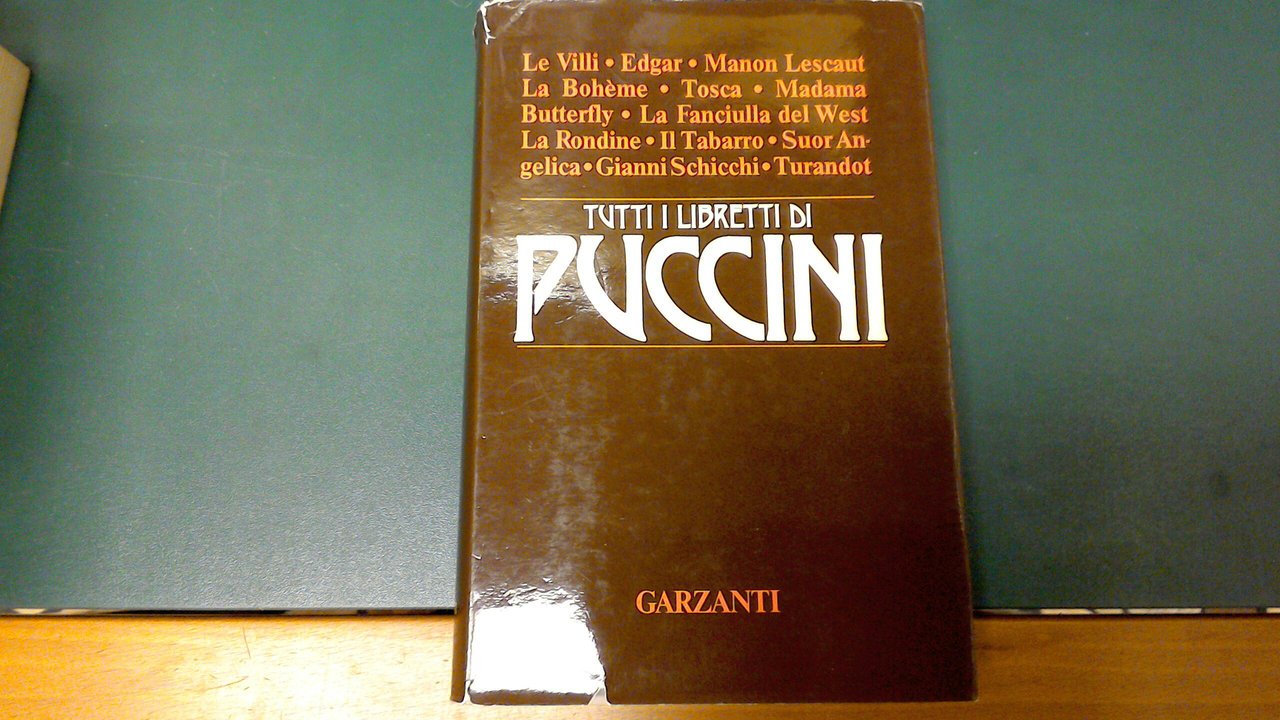 Tutti i libretti di Puccini