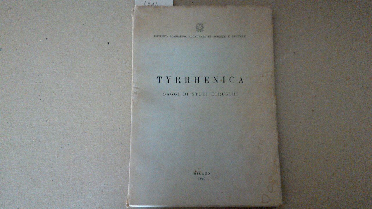 Tyrrhenica - saggi di studi etruschi