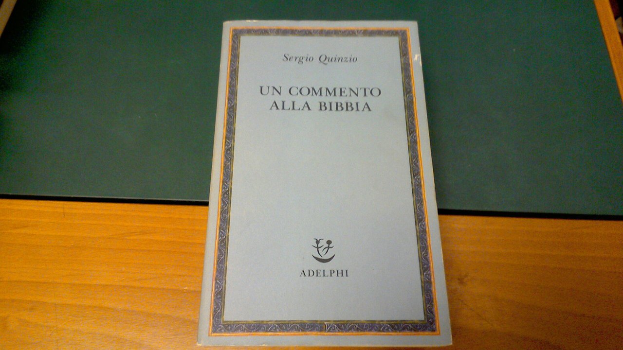 Un commento alla Bibbia