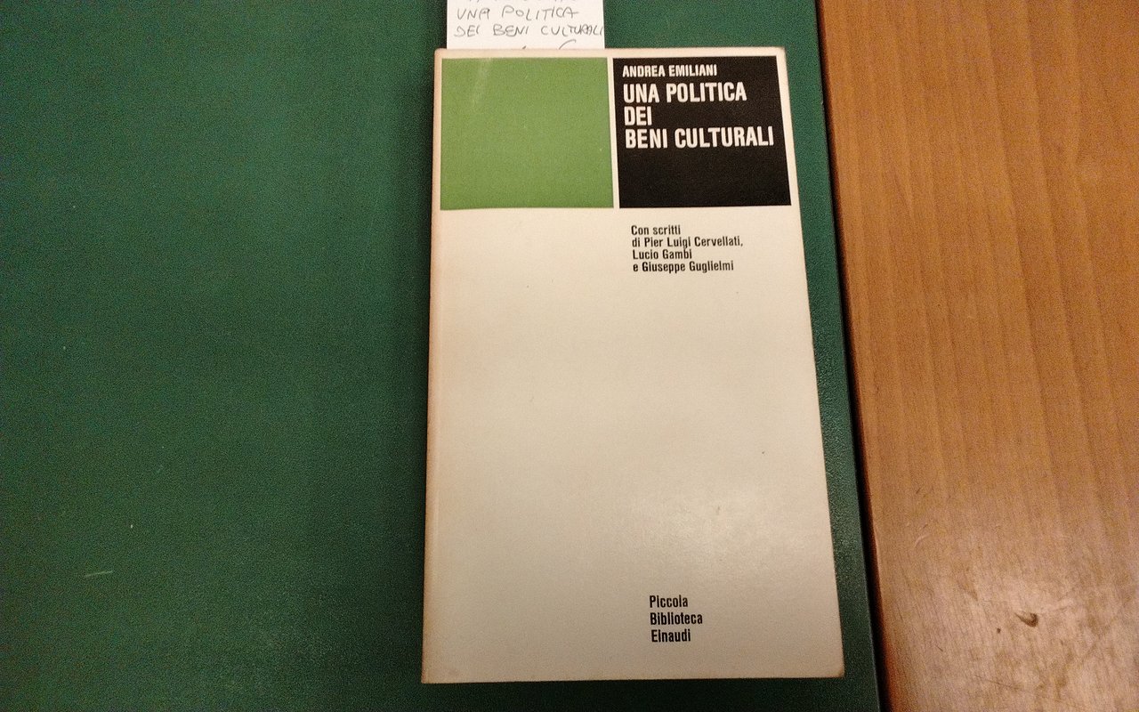 Una politica dei beni culturali | Immagine principale