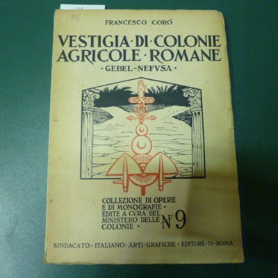 Vestigia di colonie agricole romane : Gebel - Nefusa