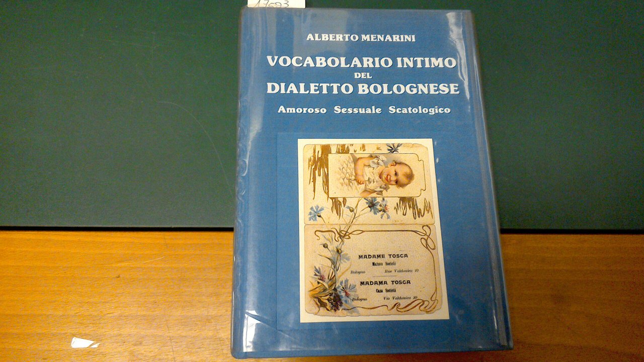 Vocabolario intimo del dialetto bolognese - amoroso sessuale scatologico | Immagine principale