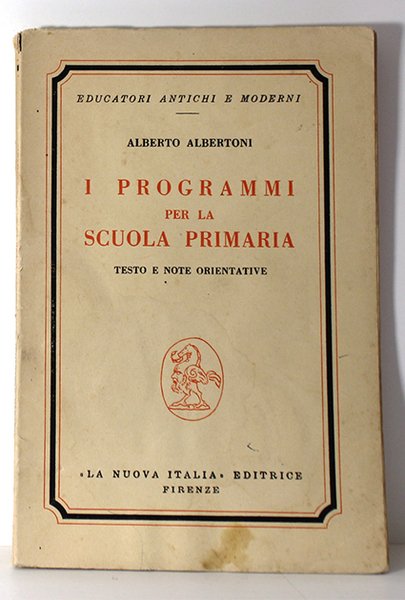 PROGRAMMI PER LA SCUOLA PRIMARIA