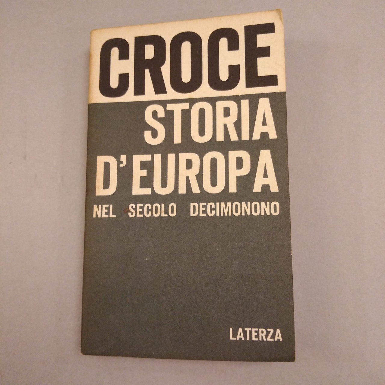 STORIA D'EUROPA NEL SECOLO DECIMONONO