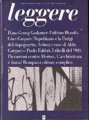 Leggere: mensile per i libri N° 40