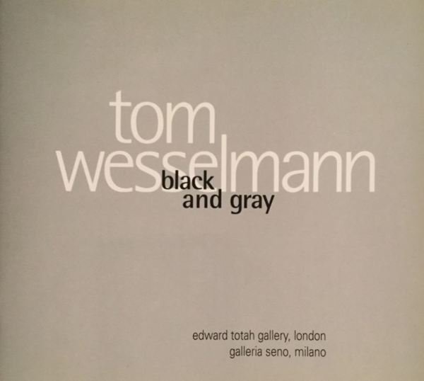 Tom Wesselmann Black and Gray