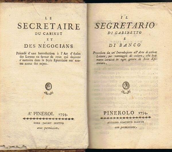 Le secretaire de cabinet et des negocians. Précédé d une …