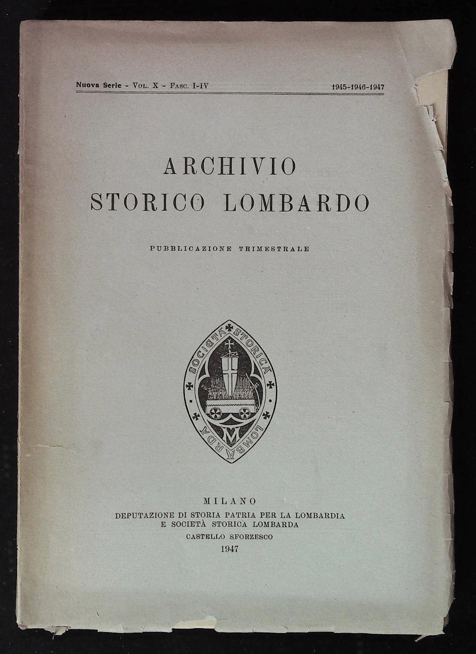 Archivio storico lombardo | Immagine principale