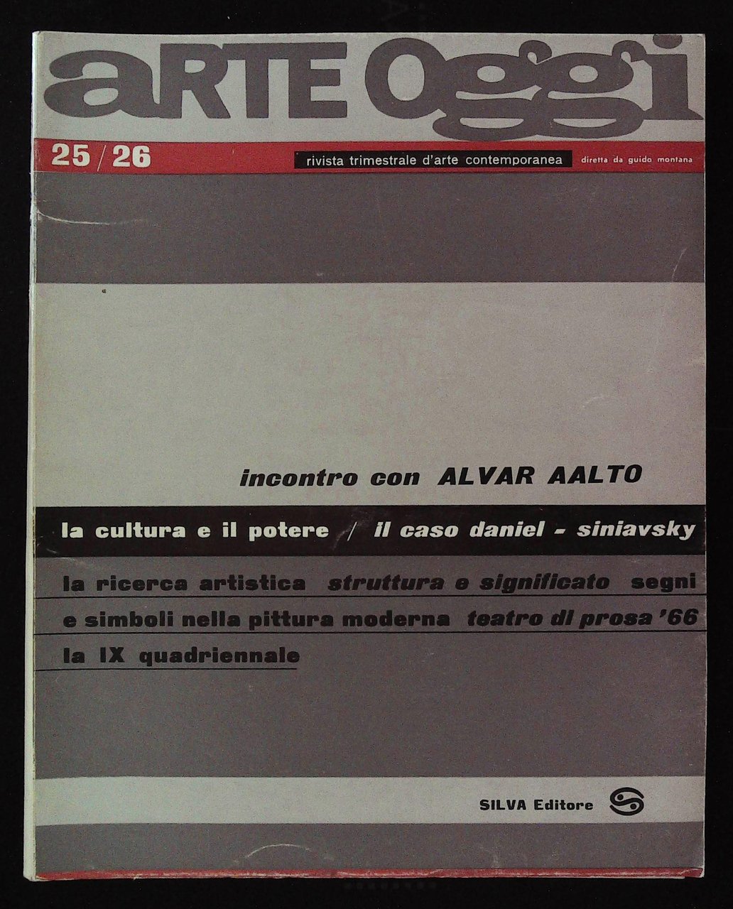 Arte oggi n° 25/26. Incontro con Alvar Aalto | Immagine principale