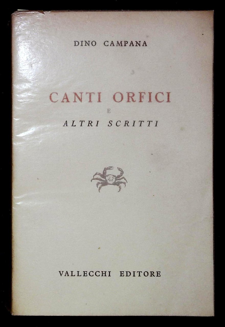 Canti orfici e altri scritti | Immagine principale