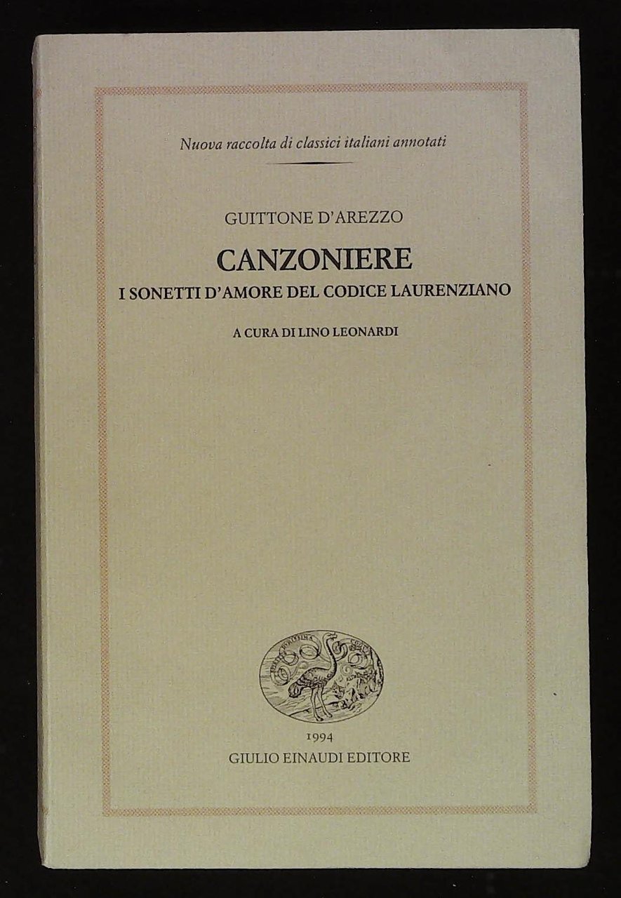 Canzoniere. I sonetti d'amore del codice laurenziano