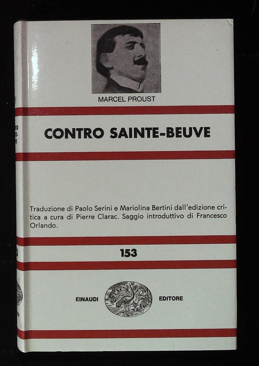 Contro Sainte-Beuve. Coll. NUE