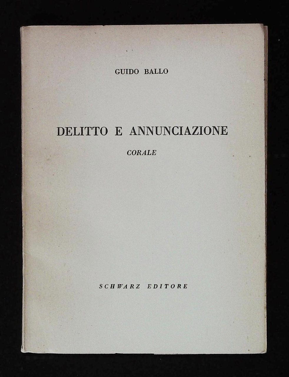 Delitto e annunciazione. Corale | Immagine principale