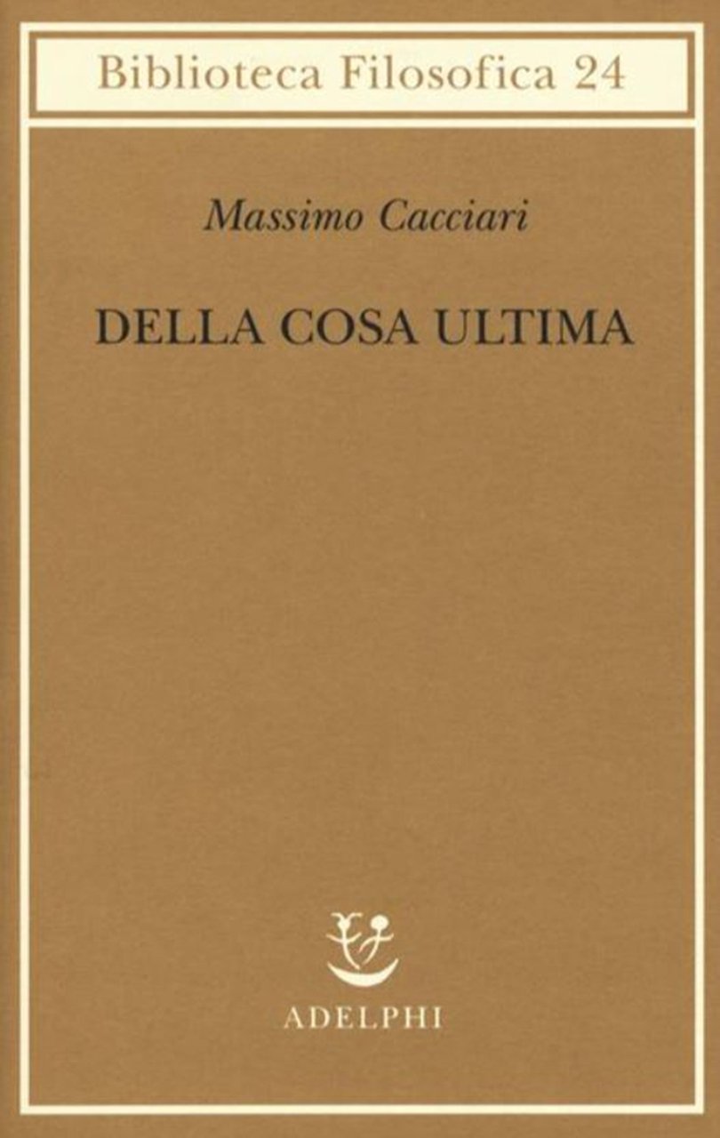 Della cosa ultima