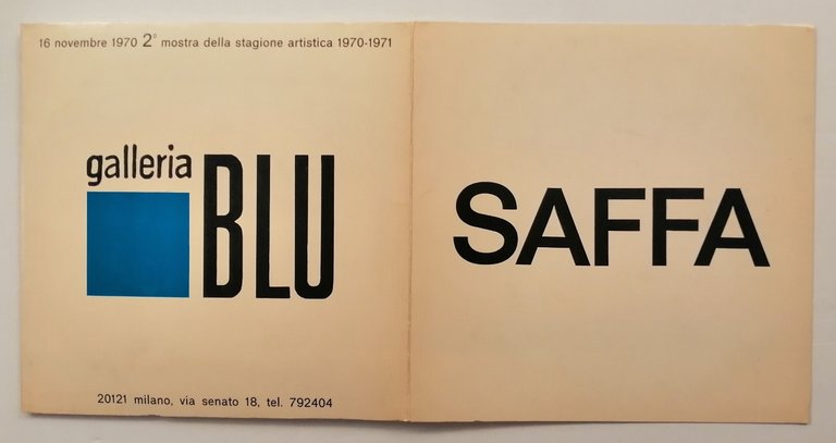 Disque bleu pour Saffa