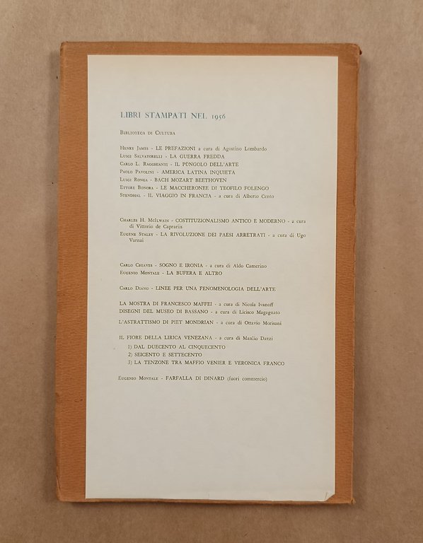 Farfalla di Dinard Prima edizione