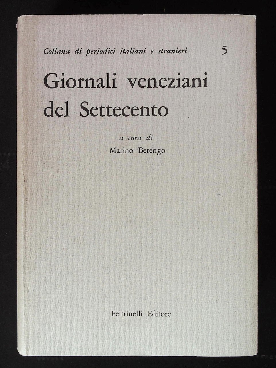 Giornali veneziani del Settecento | Immagine principale